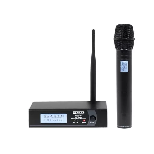 W Audio RM30 UHF Handheld Radio Mic System 864.8Mhz