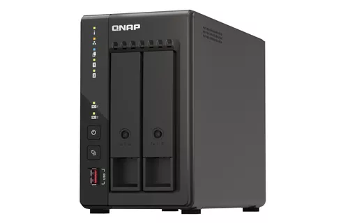 QNAP TS-253E NAS Tower Ethernet LAN Black J6412