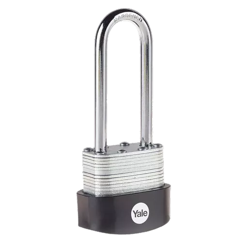 YALE Y125B High Security Laminated Steel Long Shackle Padlock