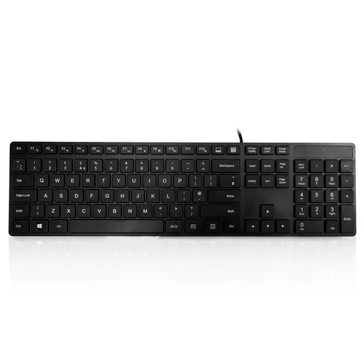 Accuratus KYBAC301-UBLK keyboard USB QWERTY English Black