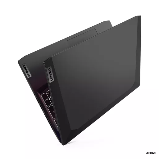 Lenovo IdeaPad Gaming 3 15ACH6 AMD Ryzen™ 5 5600H Laptop 39.6 cm (15.6") Full HD 8 GB DDR4-SDRAM 512 GB SSD NVIDIA GeForce RTX 3050 Ti Wi-Fi 6 (802.11ax) Windows 11 Home UK English Black