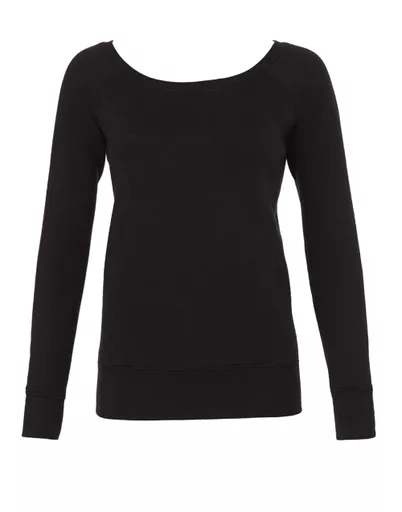 Women's Sponge Fleece Wide Neck Sweatshirt