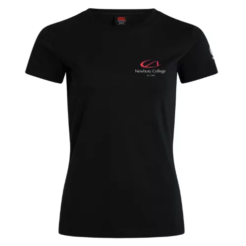 Newbury College Womens Plain Cotton Tee