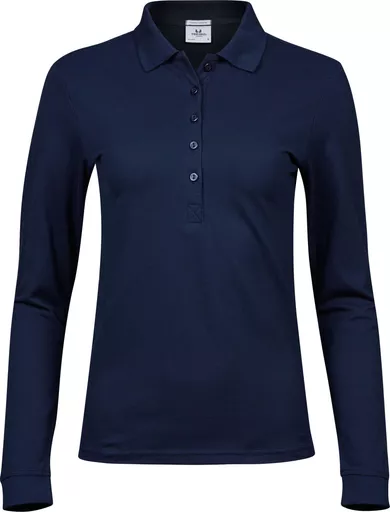 Ladies' Luxury Stretch Long Sleeve Polo
