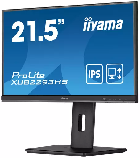 iiyama ProLite XUB2293HS-B5 computer monitor 54.6 cm (21.5") 1920 x 1080 pixels Full HD LED Black