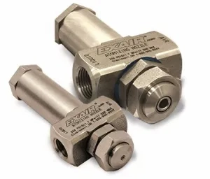 No Drip Siphon Fed Atomizing Nozzles In Grade 303 Stainless Steel