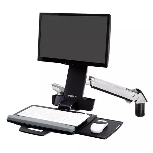 Ergotron Styleview Sit-Stand Combo Arm 61 cm (24") Aluminium Wall