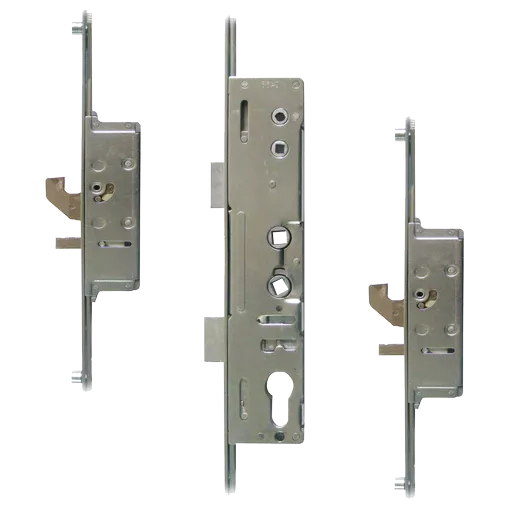 MILA Master Lever Operated Latch & Deadbolt Twin Spindle - 2 Hook & 4 Roller