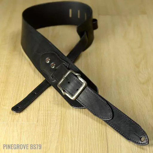 Heavyweight Smooth Leather Guitar Strap