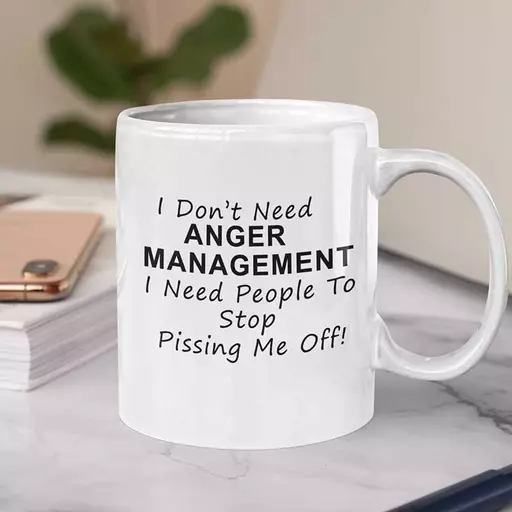 Personalised 'I Don't Need Anger Management' Mug