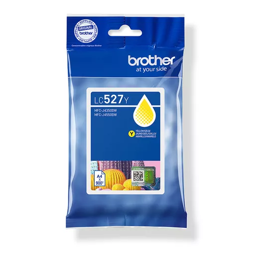 Brother LC-527Y Ink cartridge yellow, 900 pages ISO/IEC 19752 for Brother MFC-J 4350