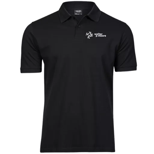 WalterPMoore_TeeJaysHeavyCottonPiquéPolo ShirtT1400_Black_Front.png
