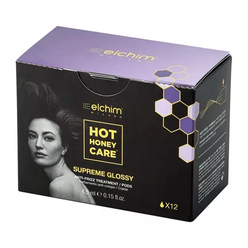 Elchim Hot Honey Care Supreme Glossy Anti-Frizz Treatment Pods x12