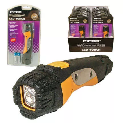 Rugged ABS/Rubber LED Torch