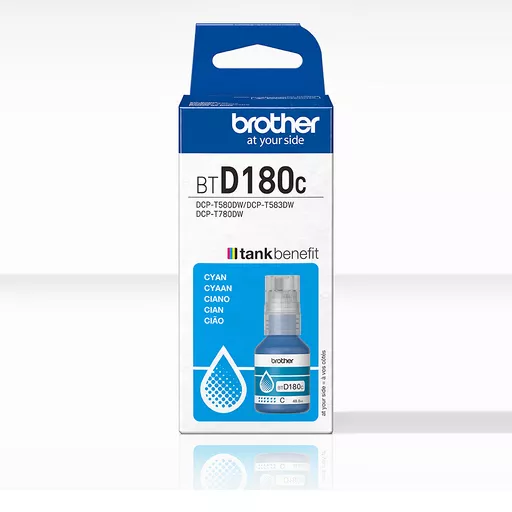 Brother BT-D180C Ink bottle cyan, 5K pages ISO/IEC 19752 48.8ml for Brother DCP-T 580 DW