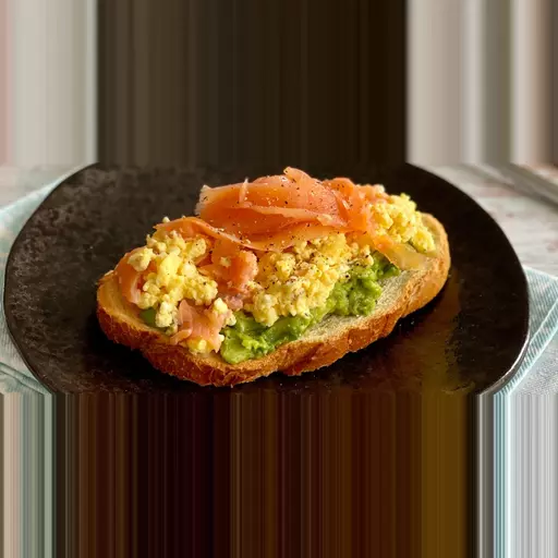 Toast Section Smoked Salmon, Scrambled Egg and Avocardo Toasts (Made in the 10 in 1 Tower Digital Air Fryer).jpg