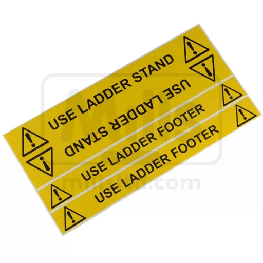 Set of Ladder Warning Stickers