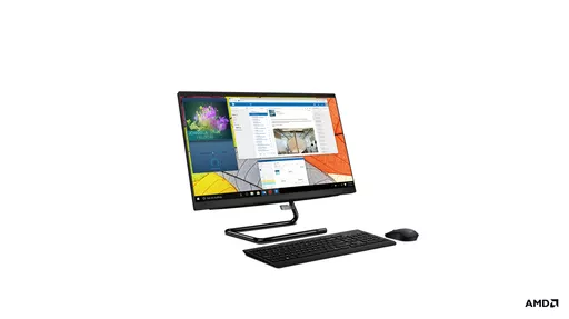 Lenovo IdeaCentre 3 AMD Ryzen™ 3 3250U 54.6 cm (21.5") 1920 x 1080 pixels All-in-One PC 4 GB DDR4-SDRAM 1 TB HDD Windows 10 Home Wi-Fi 5 (802.11ac) Black