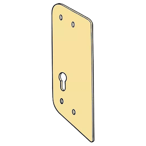 KICKSTOP AT1 Anti-Thrust Plate To Suit Deadlocks