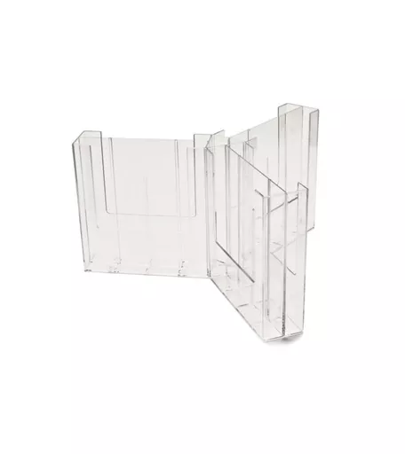 A4 Leaflet Holder with 6 Pockets for Centre Carousel