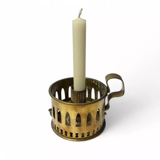 Ornate Brass Candle Holder