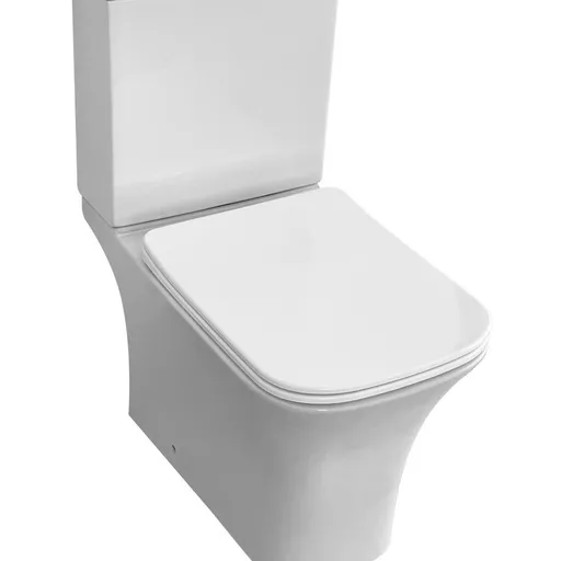 Beddington Close Coupled Eco Vortex WC Pan with Fixings - White