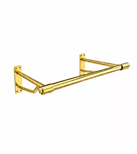 Wall Mounted Rail Set – 600mm Gold Hanging Rail