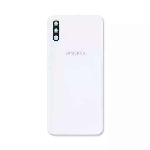 Back Cover w/ Camera Lens (Service Pack) (White) - For Galaxy A50 (A505)