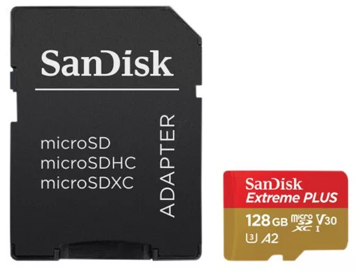 SanDisk Extreme PLUS 128 GB MicroSDXC Class 10