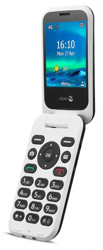 Doro 6820 7.11 cm (2.8") 117 g Black, White Feature phone