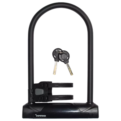 DEFENDER By Squire Cycle D-Lock With Bracket 11mm x 230mm