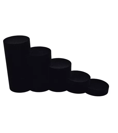 Black Flock Jewellery Display Stand - Set of 5