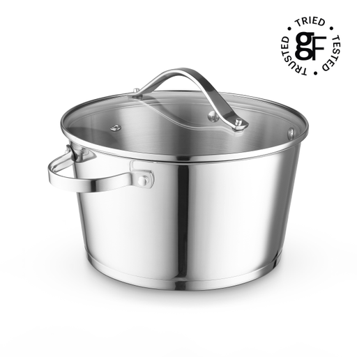 Image of Good Food Stainless Steel 24cm Pot with Lid