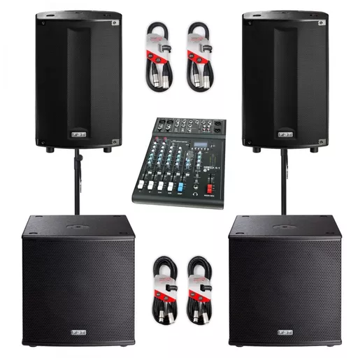 FBT PROMaxX 112A, Subline115SA & Mixer PA System Bundle