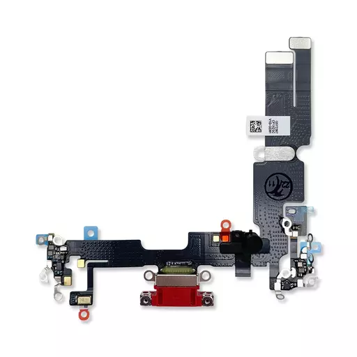 Charging Port Flex Cable (Red) (RECLAIMED) - For iPhone 14 Plus