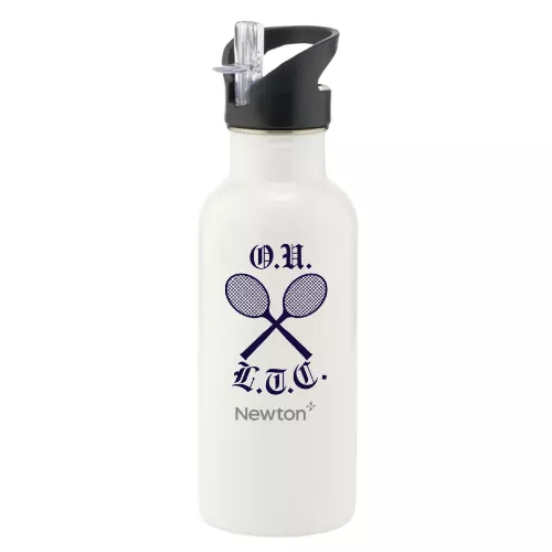 Oxford University Lawn Tennis Club Water Bottle with Straw