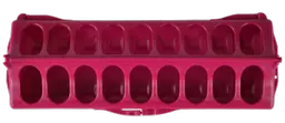 Supa Plastic 30cm Chick Feeding Trough Maroon d.png