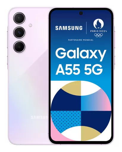 Samsung Galaxy A55 5G 16.8 cm (6.6") Hybrid Dual SIM Android 14 USB Type-C 8 GB 128 GB 5000 mAh Lilac - Modified