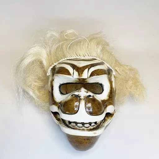 Carved Wooden Hanuman Mask