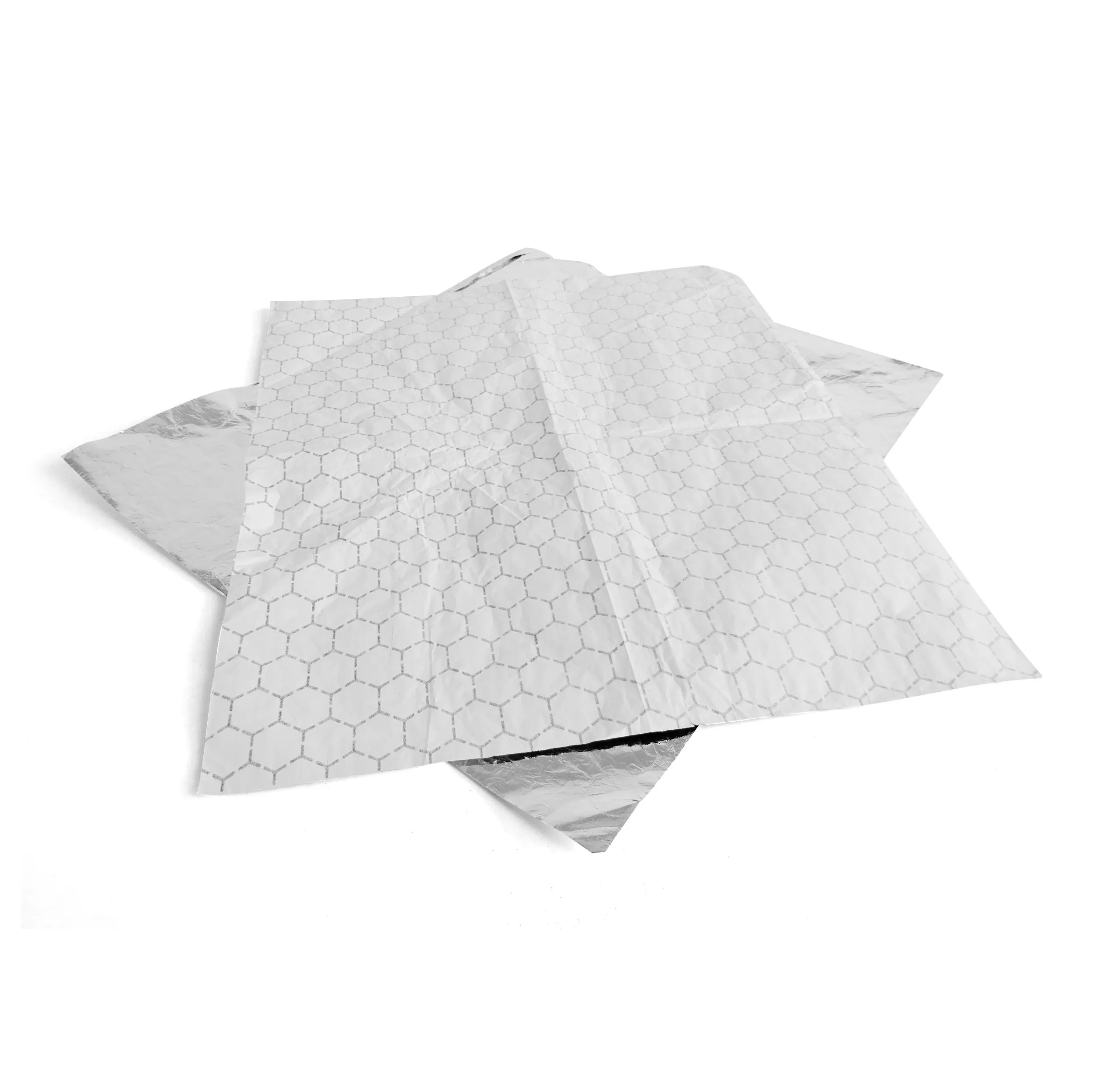 355 x 405mm foil lined greaseproof sheet for wrapping hot food