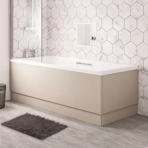 Diamante 800 End Panel 800 x 450-575mm - Cashmere