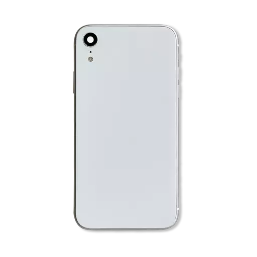 Back Housing With Internal Parts (White) (No Logo) - For iPhone XR