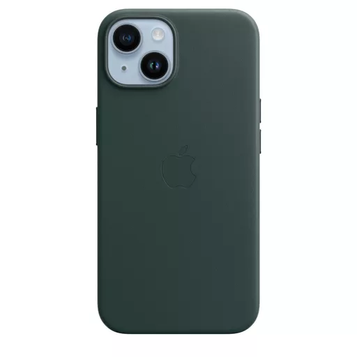 Apple iPhone 14 Leather Case with MagSafe - Forest Green