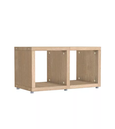 Oak Storage Cube Shelving 1 x 2