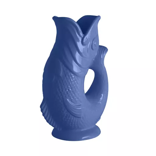 The Wade Fish Jug in Sea Blue 0.6 Litre