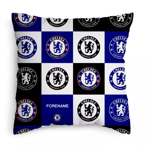 Chelsea FC Chequered 18" Cushion
