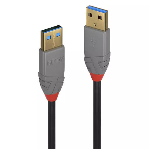 Lindy 1m USB 3.2 Type A Cable, Anthra Line