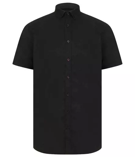 Henbury Modern Short Sleeve Regular Fit Oxford Shirt