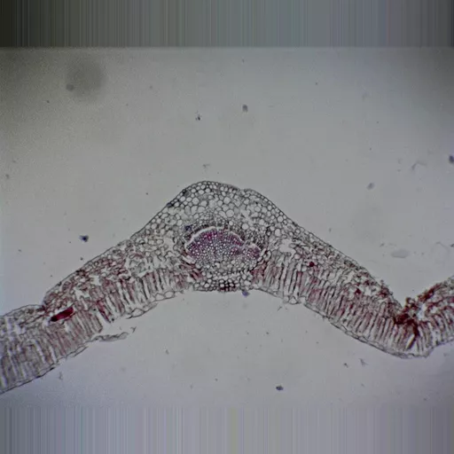 Philip Harris Prepared Microscope Slide - Privet (Ligustrum) Leaf T.S.