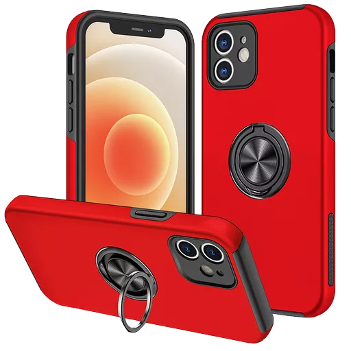 Ring Armour for iPhone 12 - Red